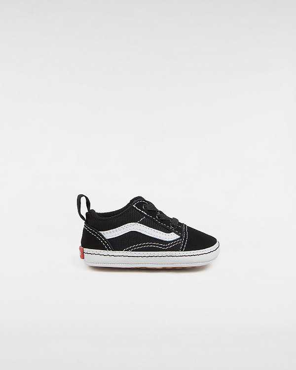 Black Vans Old Skool Crib (0-1 year) Kids\' Sneakers | VN2574018