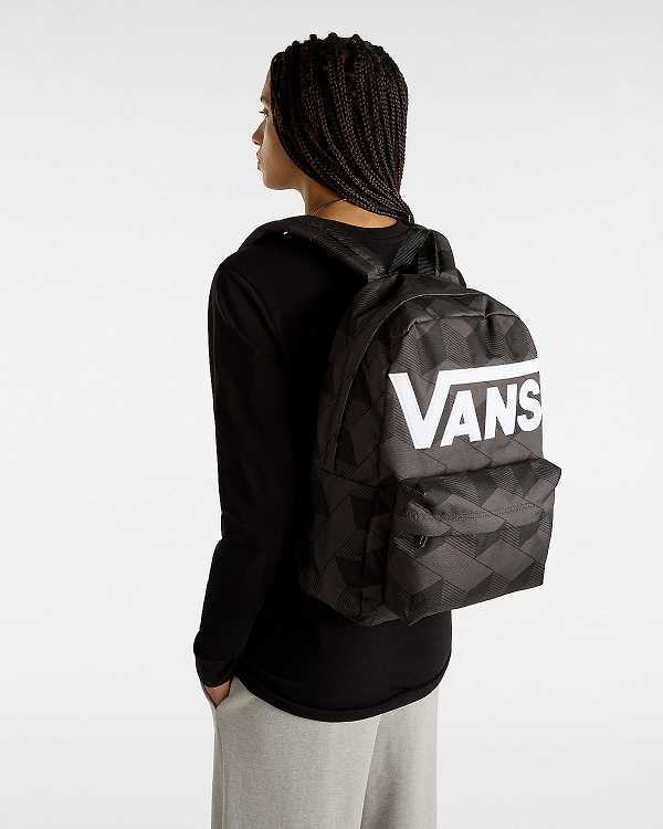 Black Vans Old Skool Drop V Unisex Backpacks | VN4951362