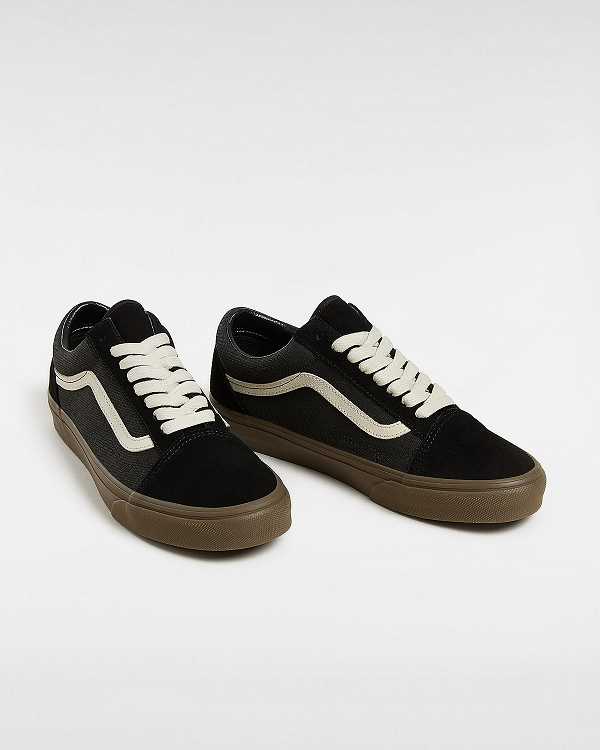 Black Vans Old Skool Men Sneakers | VN1329547