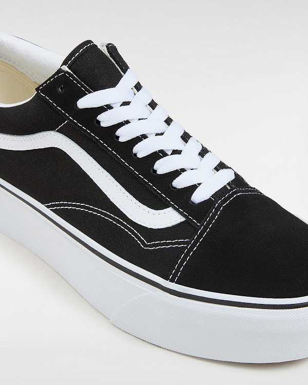 Black Vans Old Skool Women Platform Shoes | VN0264378