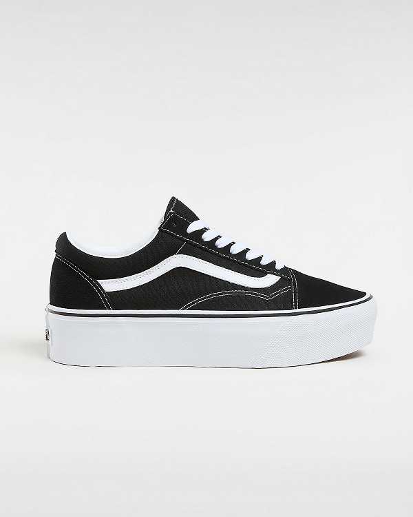 Black Vans Old Skool Women Platform Shoes | VN0264378