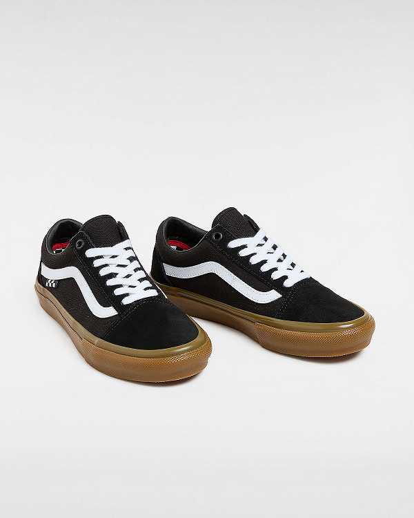 Black Vans Old Skool Women Skate Shoes | VN7163204