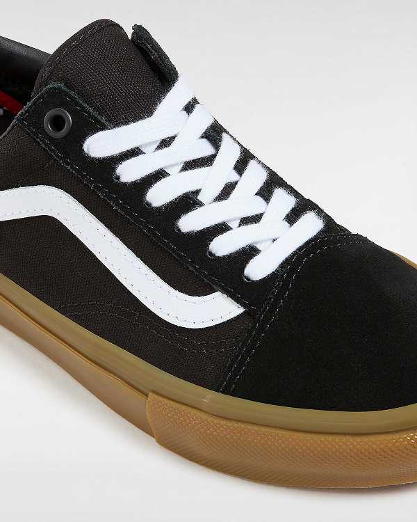 Black Vans Old Skool Women Skate Shoes | VN7163204