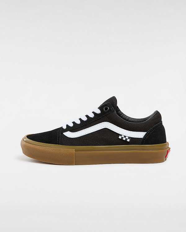 Black Vans Old Skool Women Skate Shoes | VN7163204