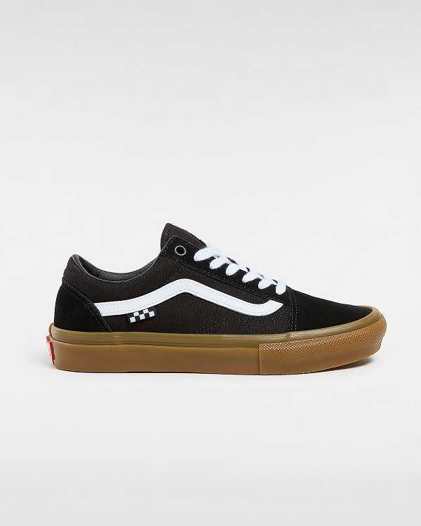 Black Vans Old Skool Women Skate Shoes | VN7163204