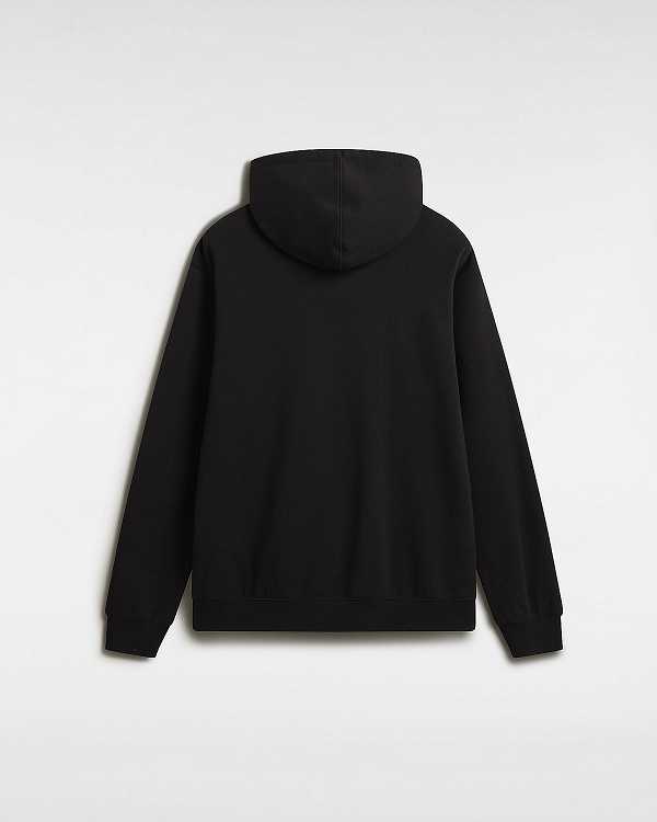 Black Vans Original Standard Loose Men Hoodie | VN1028594