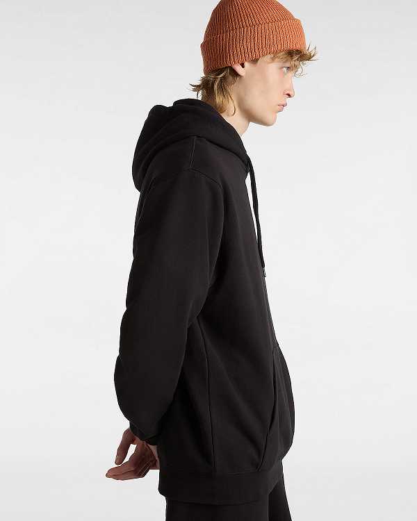 Black Vans Original Standard Loose Men Hoodie | VN1028594