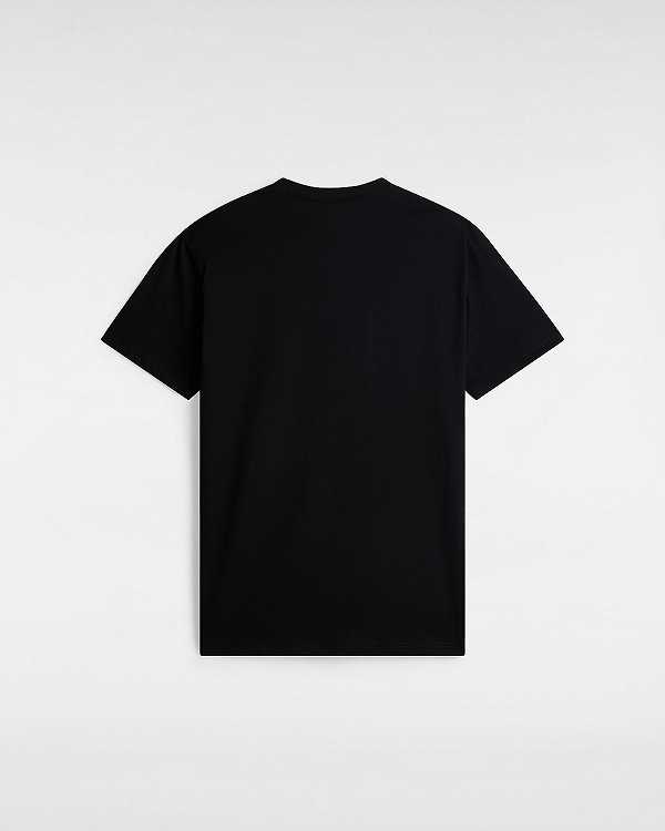 Black Vans Prankster Men T Shirts | VN6297504