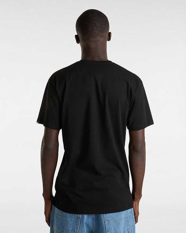 Black Vans Prankster Men T Shirts | VN6297504