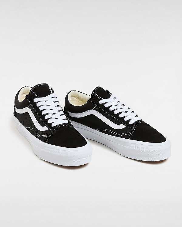 Black Vans Premium Old Skool 36 Men Skate Shoes | VN3106478