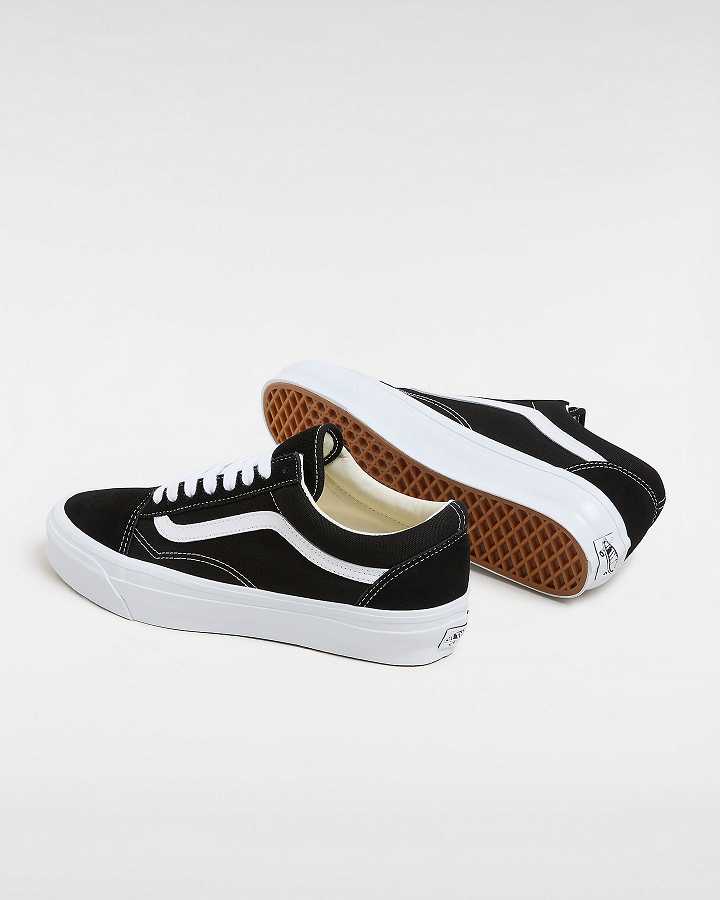 Black Vans Premium Old Skool 36 Women Skate Shoes | VN0364785