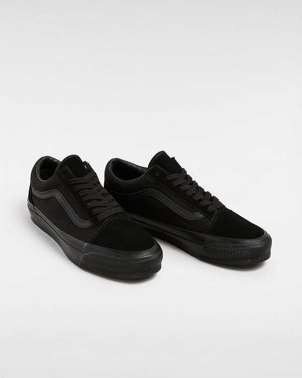 Black Vans Premium Old Skool Men Skate Shoes | VN3785620