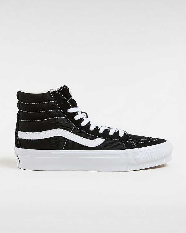 Black Vans Premium Sk8-Hi 38 Reissue Men Skate Shoes | VN6853274