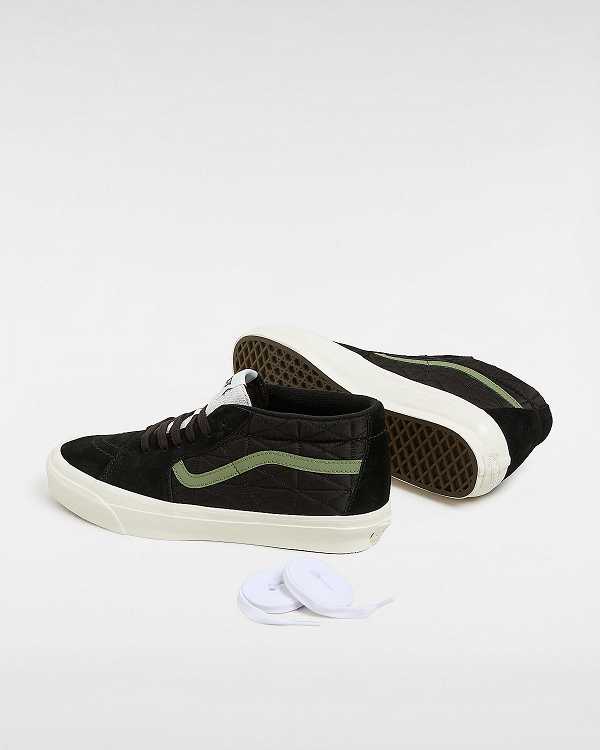 Black Vans Premium Sk8-Mid 83 Men Sneakers | VN2854079