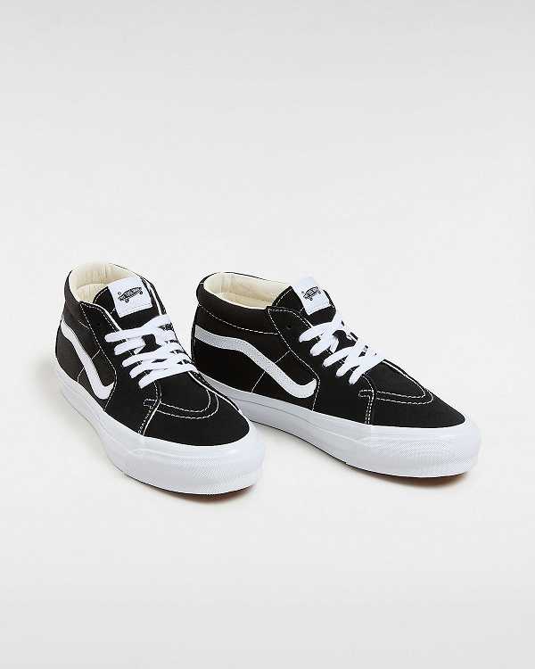 Black Vans Premium Sk8-Mid 83 Women Sneakers | VN6751809