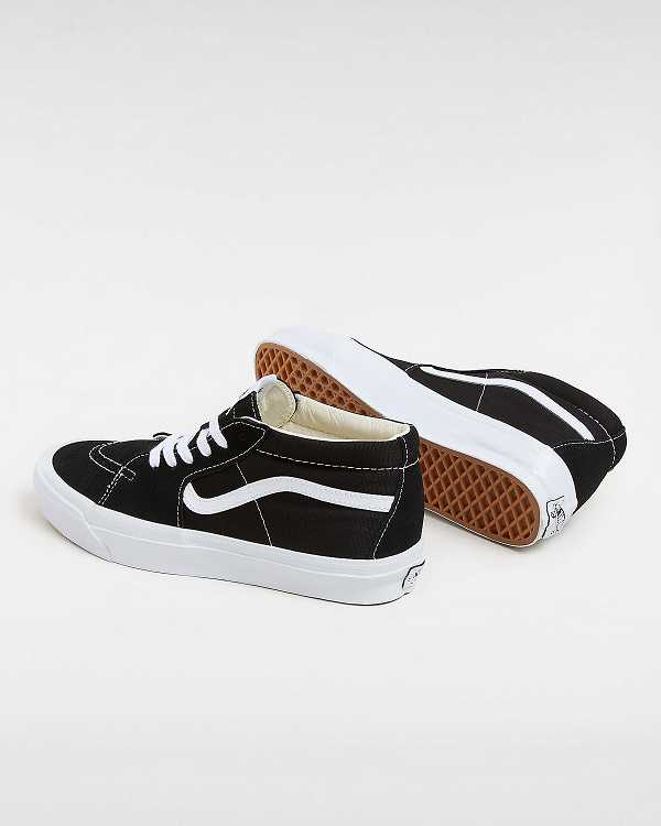 Black Vans Premium Sk8-Mid 83 Women Sneakers | VN6751809