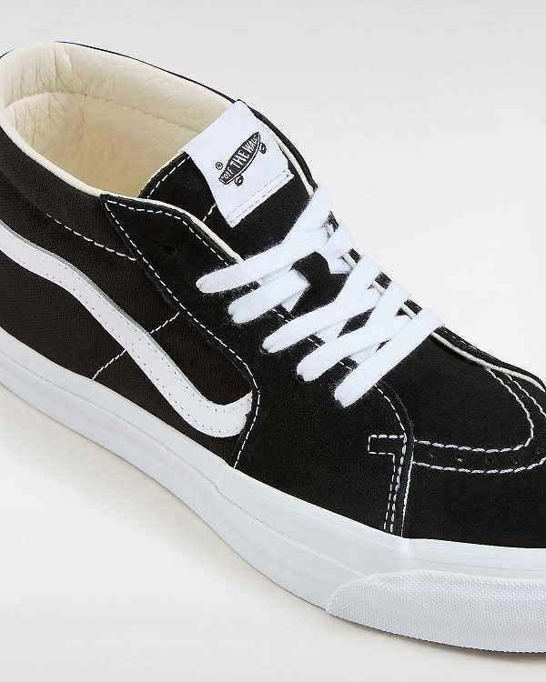 Black Vans Premium Sk8-Mid 83 Women Sneakers | VN6751809