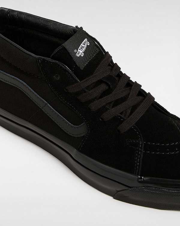 Black Vans Premium Sk8-Mid 83 Women Sneakers | VN6795314