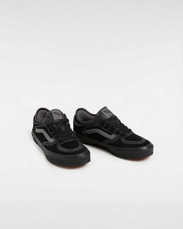 Black Vans Rowley Classic (8-14 Years) Kids' Sneakers | VN7356481