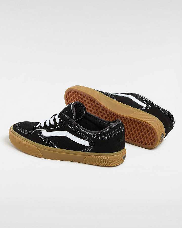 Black Vans Rowley Classic Men Sneakers | VN2981564