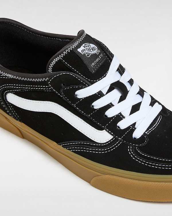 Black Vans Rowley Classic Men Sneakers | VN2981564