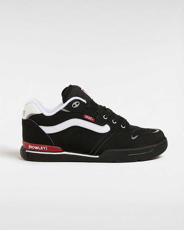 Black Vans Rowley XLT Men Skate Shoes | VN9402835