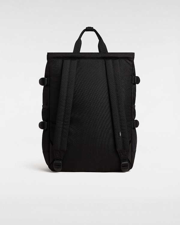 Black Vans Sherwin Unisex Backpacks | VN4237801