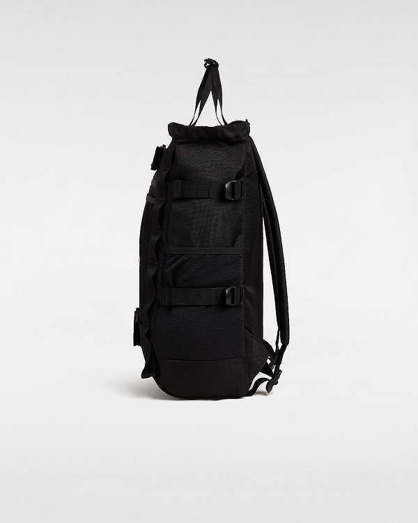 Black Vans Sherwin Unisex Backpacks | VN4237801