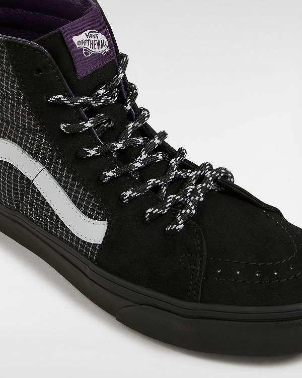 Black Vans Sk8-Hi Men Skate Shoes | VN6731408