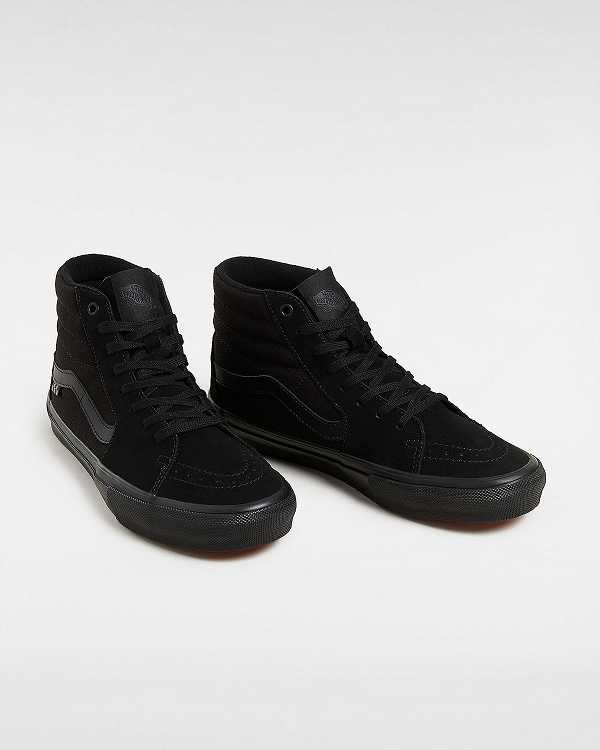 Black Vans Sk8-Hi Men Skate Shoes | VN9510437