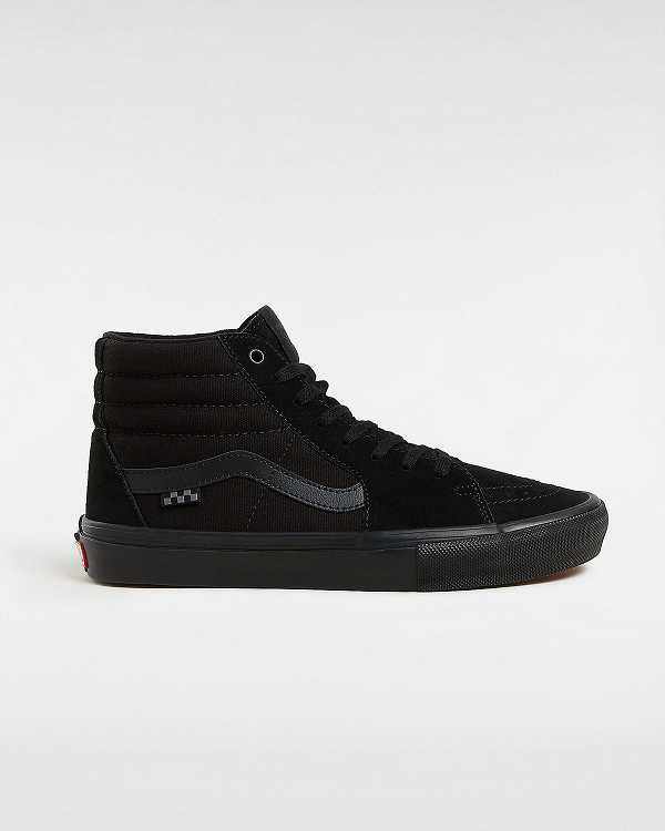 Black Vans Sk8-Hi Men Skate Shoes | VN9510437