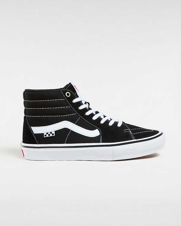 Black Vans Sk8-Hi Women Skate Shoes | VN6540971