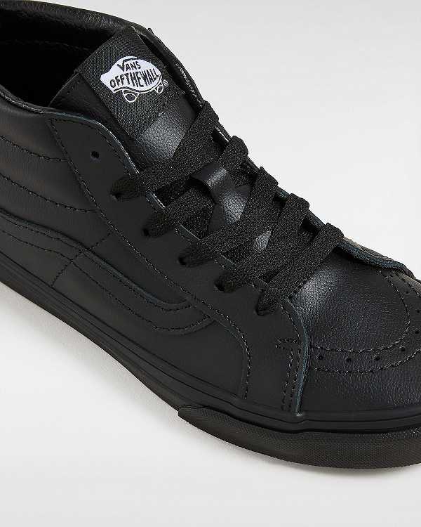 Black Vans Sk8-Mid Reissue (8-14 Years) Kids' Sneakers | VN4796125