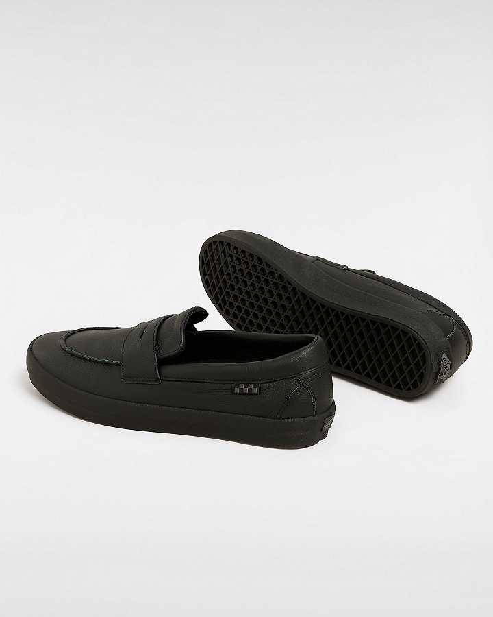 Black Vans Skate Men Loafers | VN8047352