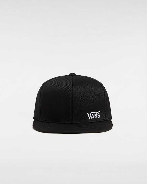 Black Vans Splitz Flexfit Unisex Hats | VN9421867