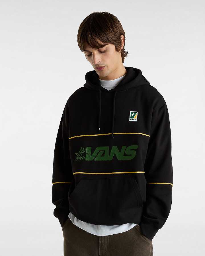 Black Vans Star V Men Hoodie | VN3560721