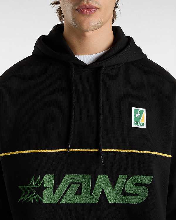 Black Vans Star V Men Hoodie | VN3560721