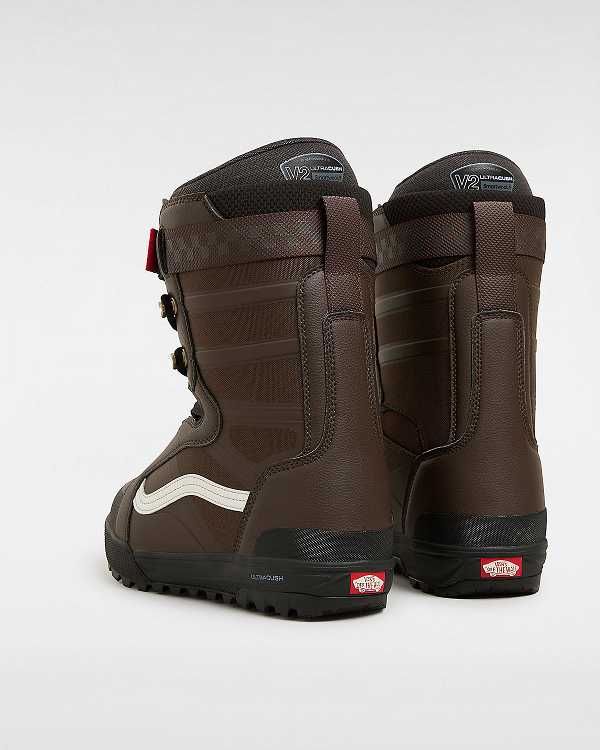 Black / Brown Vans Hi-Standard Pro X Jill Perkins MTE Men Snowboard Boots | VN3927605