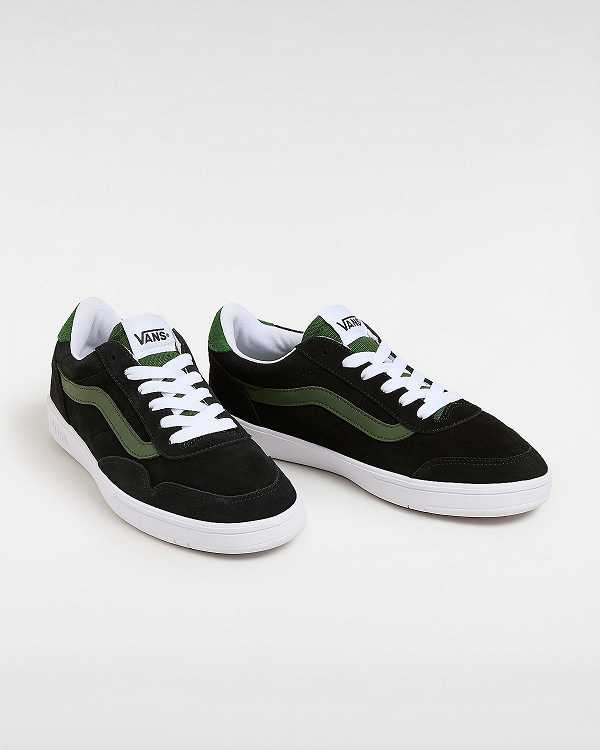 Black / Green Vans Cruze Too ComfyCush Men Sneakers | VN0386527