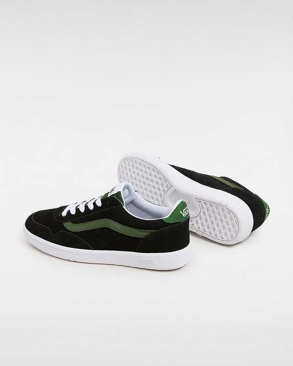 Black / Green Vans Cruze Too ComfyCush Men Sneakers | VN0386527