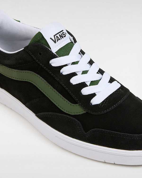 Black / Green Vans Cruze Too ComfyCush Men Sneakers | VN0386527