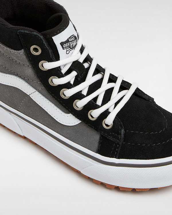 Black / Grey Vans MTE Sk8-Hi (4-8 Years) Kids' Sneakers | VN2678041