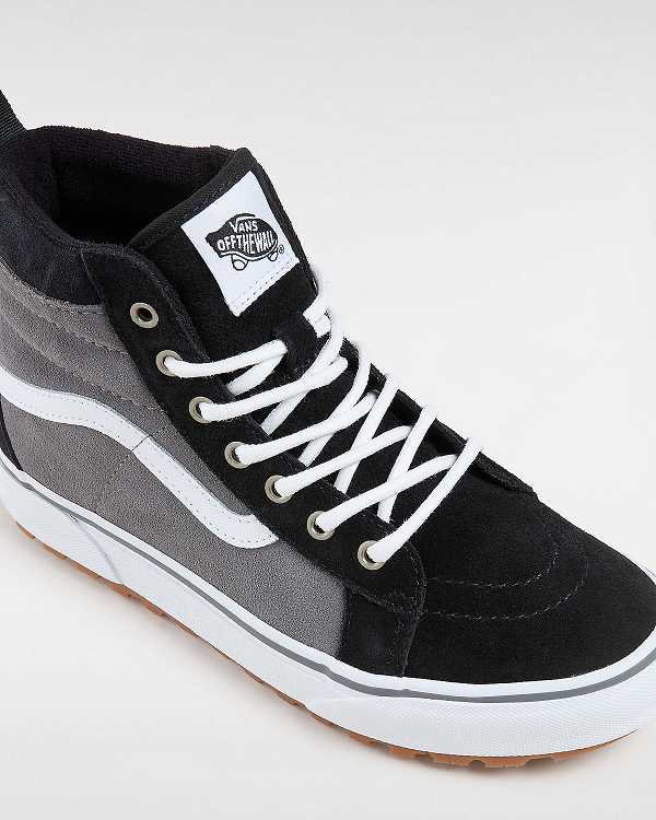 Black / Grey Vans MTE Sk8-Hi (8-14 years) Kids' Sneakers | VN0837612