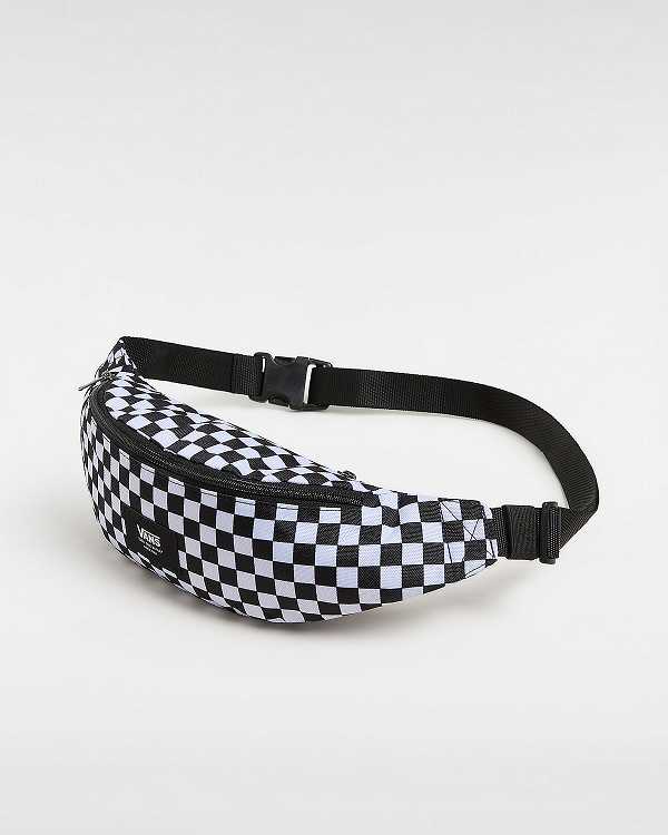 Black / White Vans Mini Ward Unisex Crossbody Bag | VN7603214