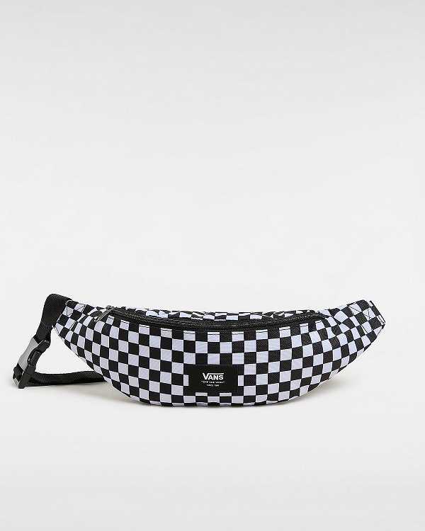 Black / White Vans Mini Ward Unisex Crossbody Bag | VN7603214