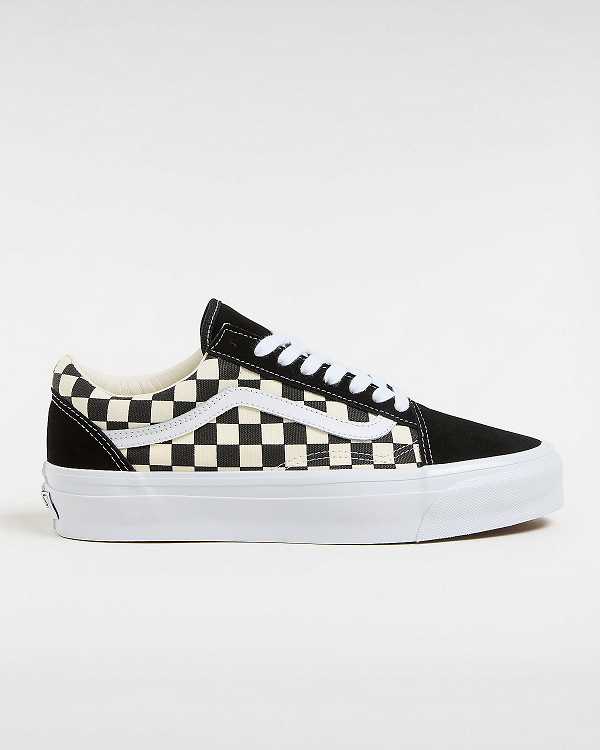 Black / White Vans Premium Old Skool 36 Men Skate Shoes | VN0672159