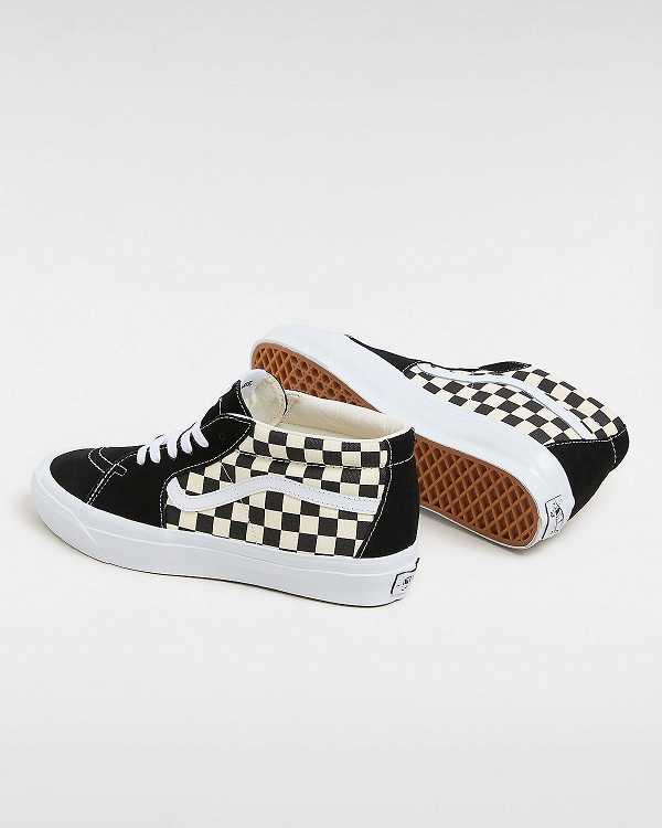 Black / White Vans Premium Sk8-Mid 83 Men Sneakers | VN7340159