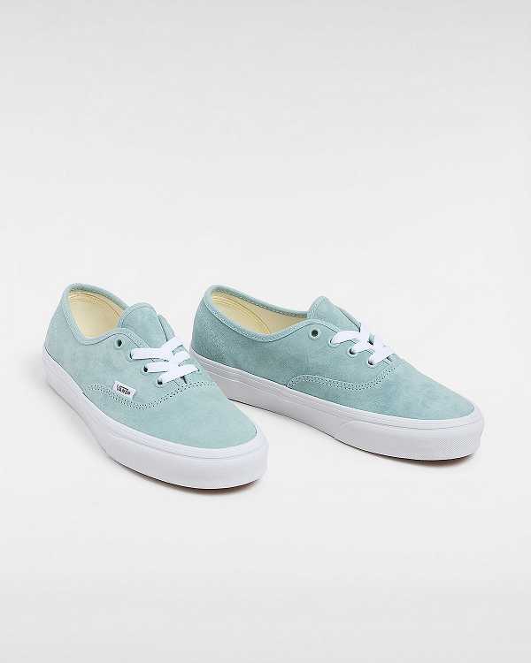 Blue Vans Authentic Pig Suede Men Sneakers | VN2645078