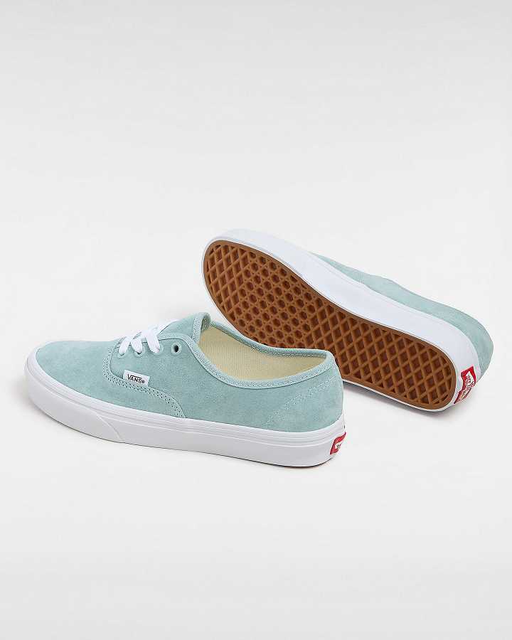 Blue Vans Authentic Pig Suede Men Sneakers | VN2645078