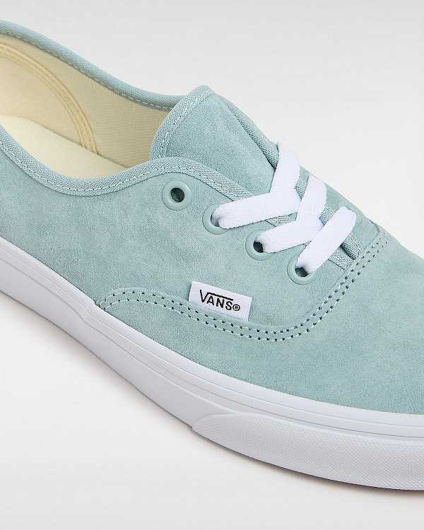 Blue Vans Authentic Pig Suede Men Sneakers | VN2645078